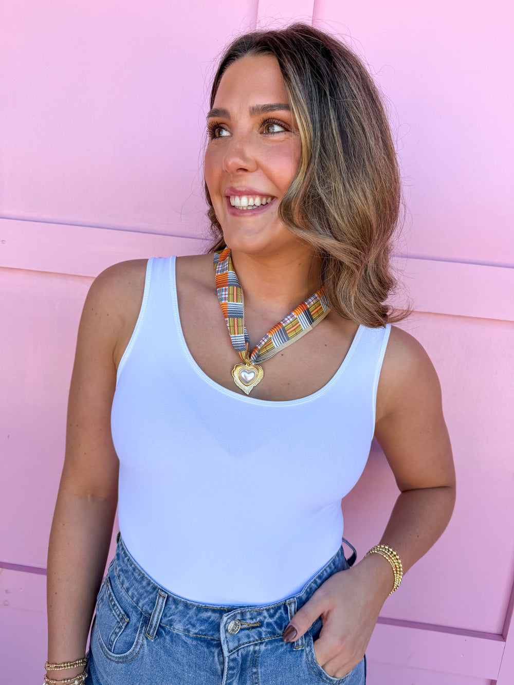 Barely There Tank - White