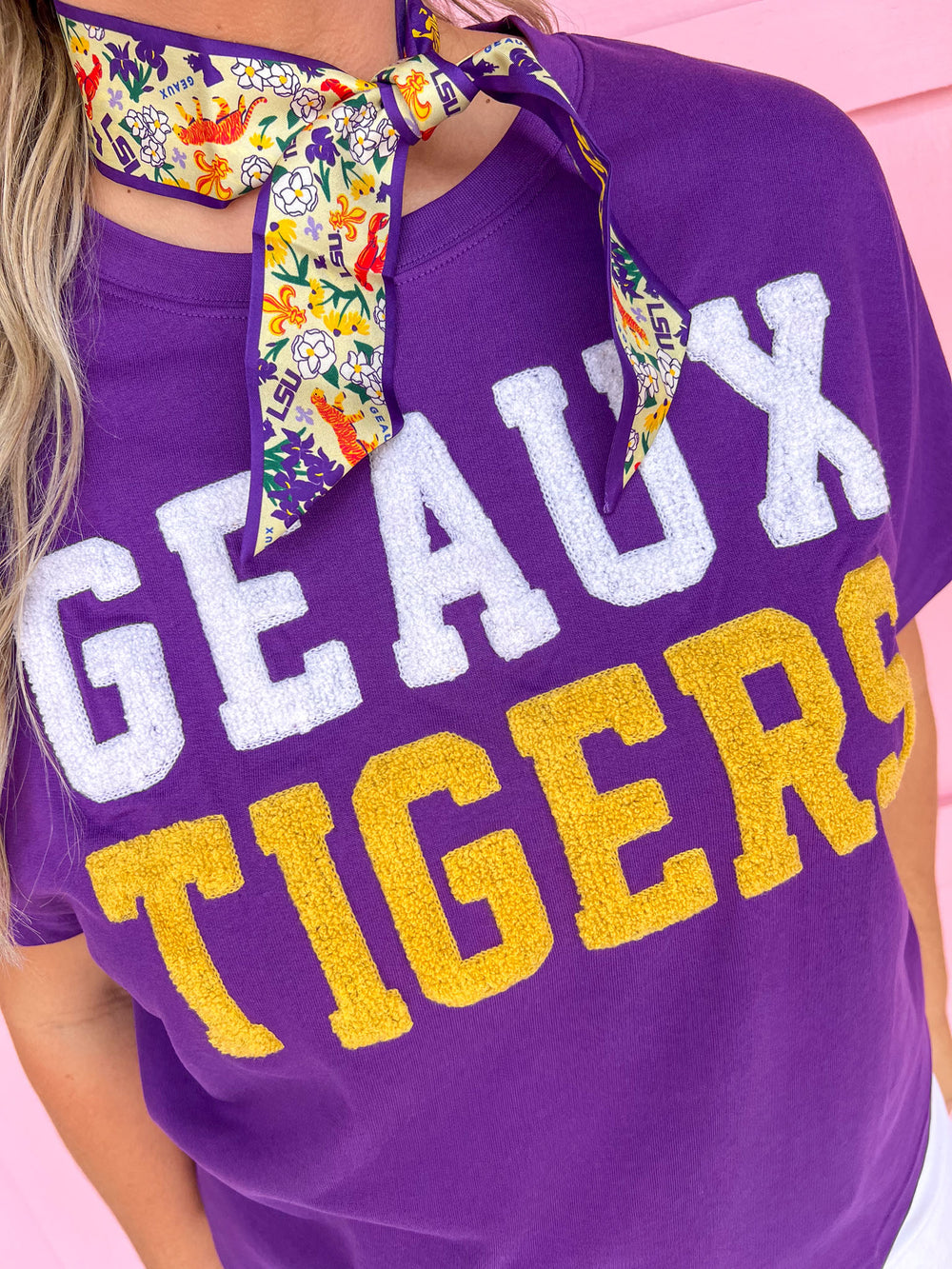 Stewart Simmons | Boxy Chenille Tee - LSU®