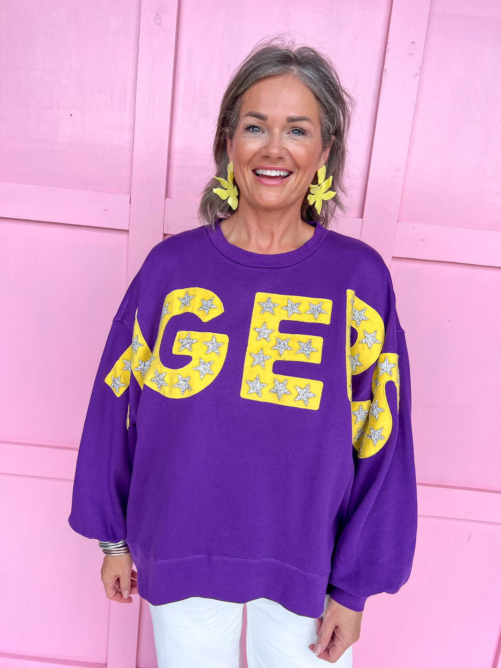 Stewart Simmons | Balloon Sleeve Pullover - LSU™