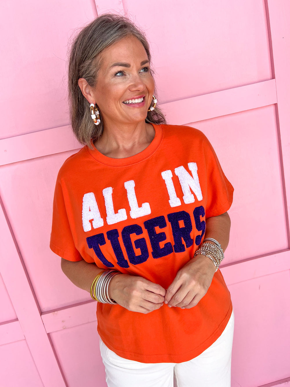 Stewart Simmons | Boxy Chenille Tee - Clemson®