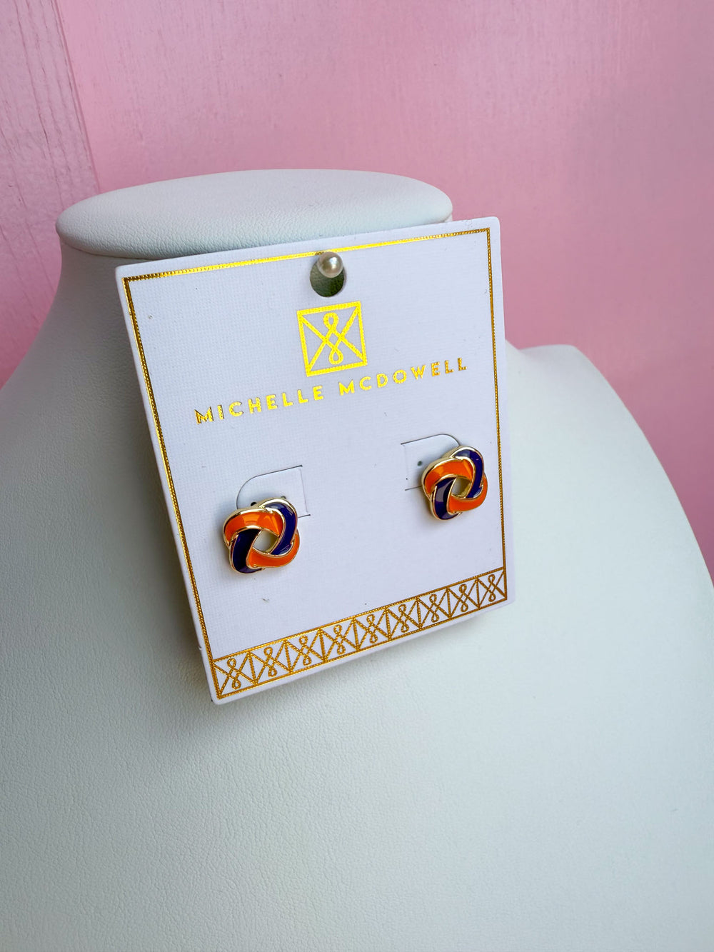 Michelle McDowell | Annie Earrings - Purple & Orange
