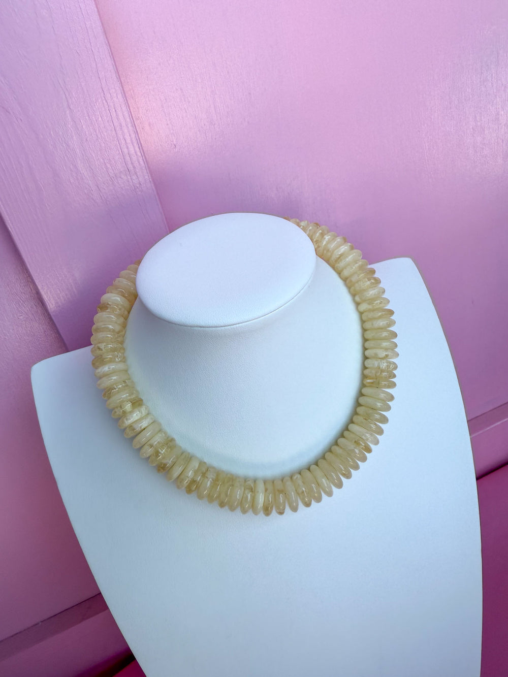 Beaded Bliss Necklace - White