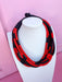 Slub Necklace Red Black Gameday Women's boutique Jincy's 