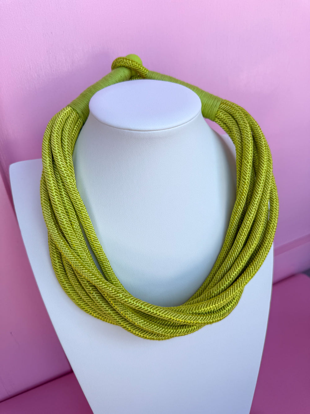 Make A Statement Necklace - Citrus