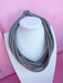 Slub Necklace Gray Fox layered women's boutique Jincy's