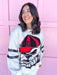 QUEEN OF SPARKLES UGA® Oversized Mascot Sweater Women's Boutique Jincy's 