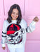 QUEEN OF SPARKLES UGA® Oversized Mascot Sweater Women's Boutique Jincy's 