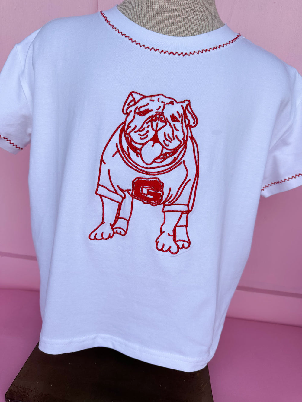 Stewart Simmons | YOUTH Embroidered Tee - Georgia®