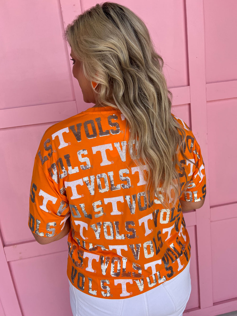 Stewart Simmons | Sequin Repeat Tee - Tennessee®