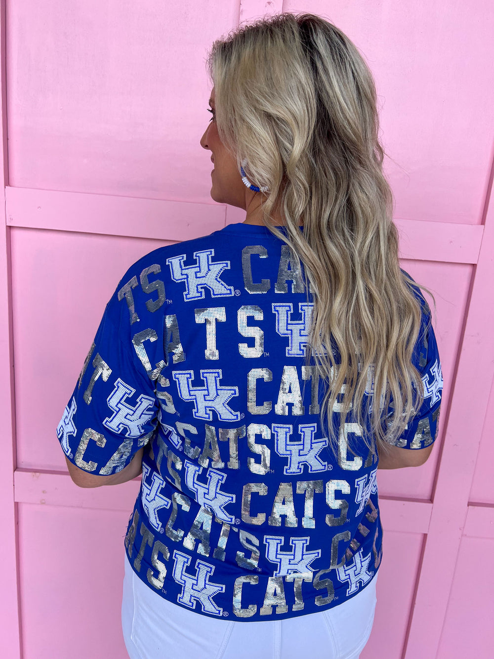 Stewart Simmons | Sequin Repeat Tee - Kentucky®