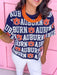 Stewart Simmons Sequin Repeat Tee Auburn® University Tigers War Eagles Gameday womens boutique Jincy's 