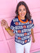 Stewart Simmons Sequin Repeat Tee Auburn® University Tigers War Eagles Gameday womens boutique Jincy's 
