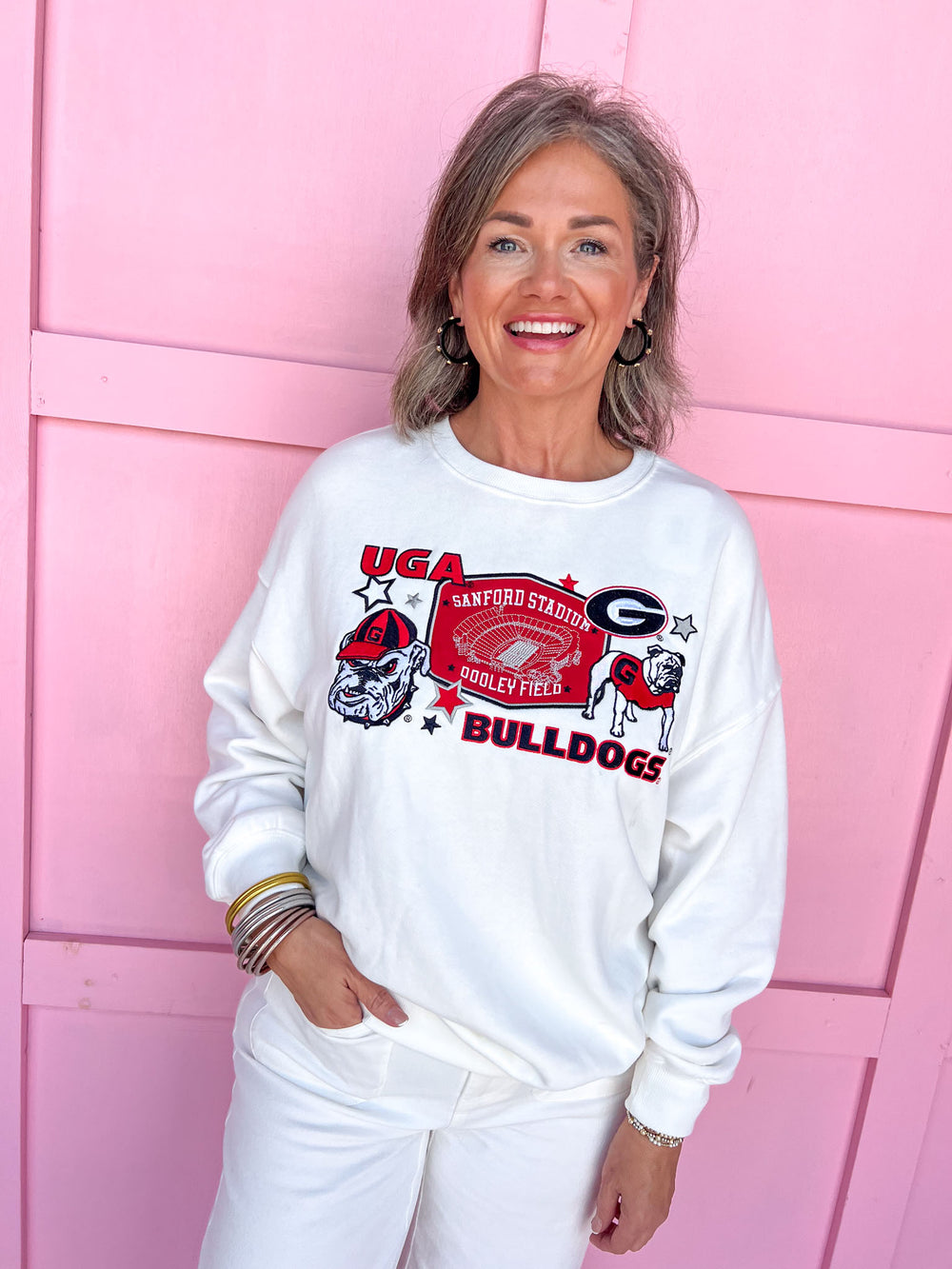 Georgia® White Layer Patch Crew