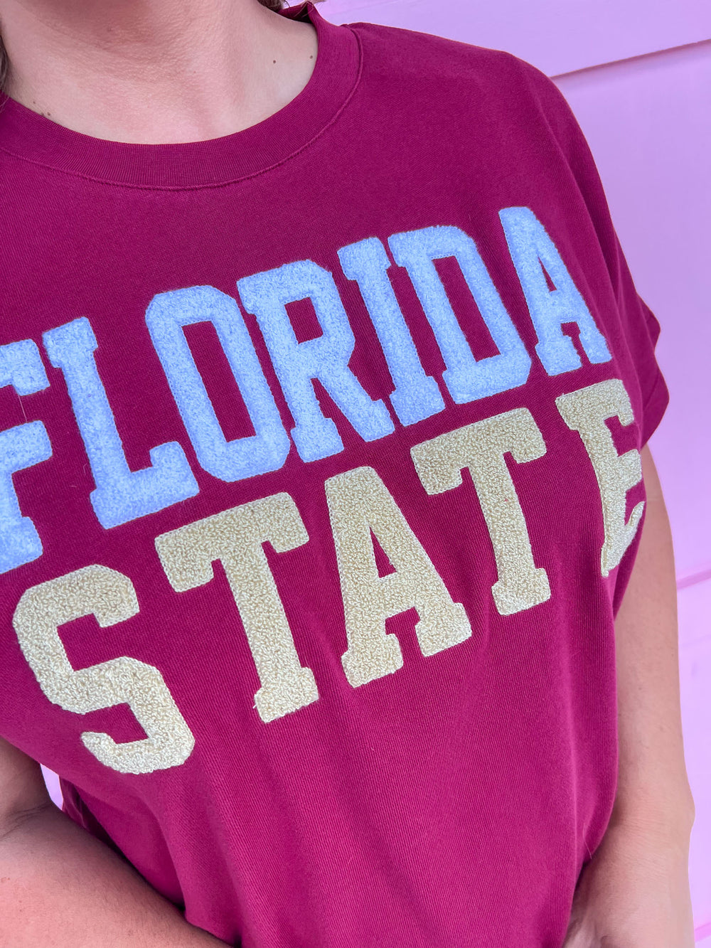 Stewart Simmons | Boxy Chenille Tee - FSU®
