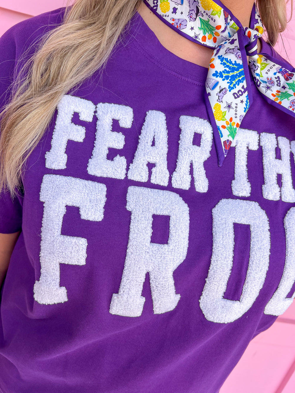 Stewart Simmons | Boxy Chenille Tee - TCU®