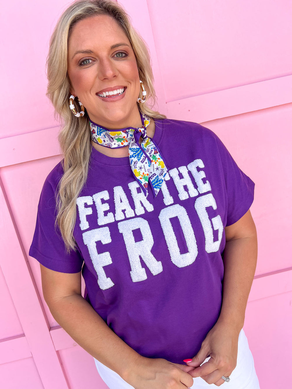 Stewart Simmons | Boxy Chenille Tee - TCU®