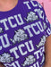 Stewart Simmons Sequin Repeat Tee TCU Texas Christian University Horned Frogs Gameday womens boutique Jincy's 
