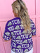 Stewart Simmons Sequin Repeat Tee TCU Texas Christian University Horned Frogs Gameday womens boutique Jincy's 