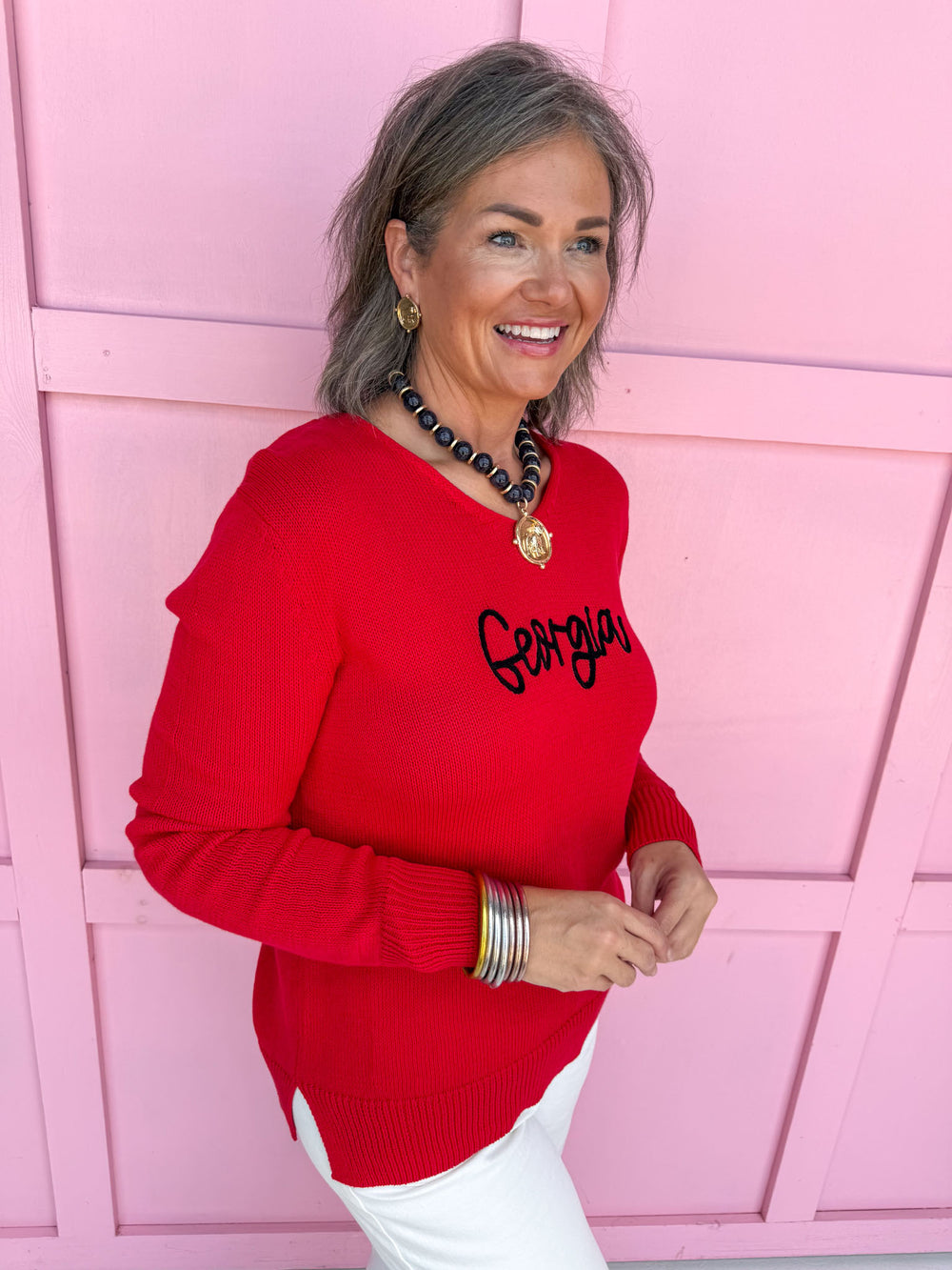 Georgia Script Sweater