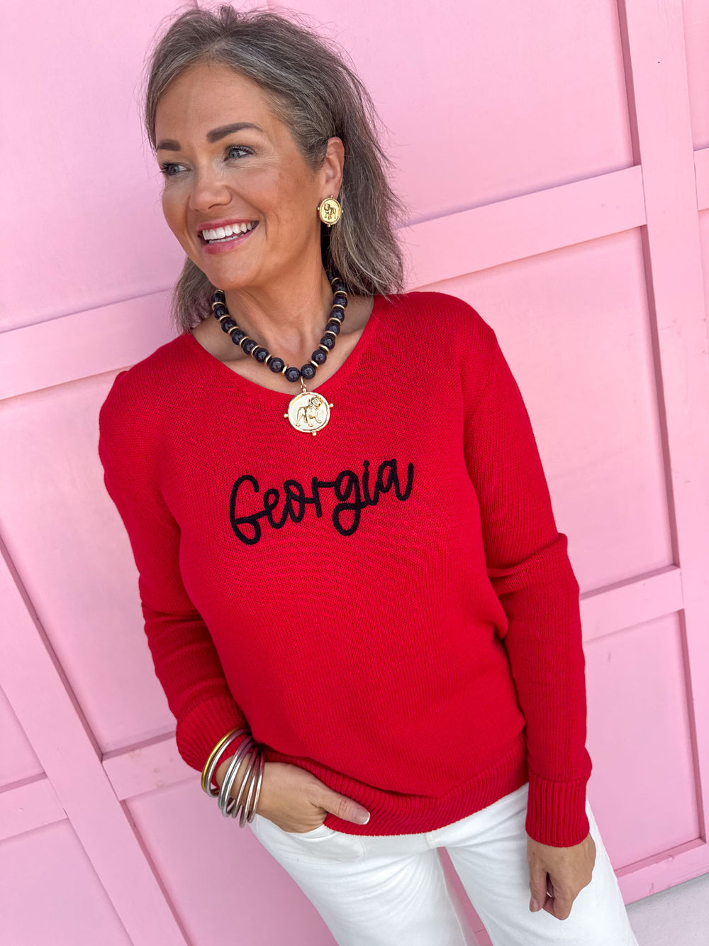 Georgia Script Sweater