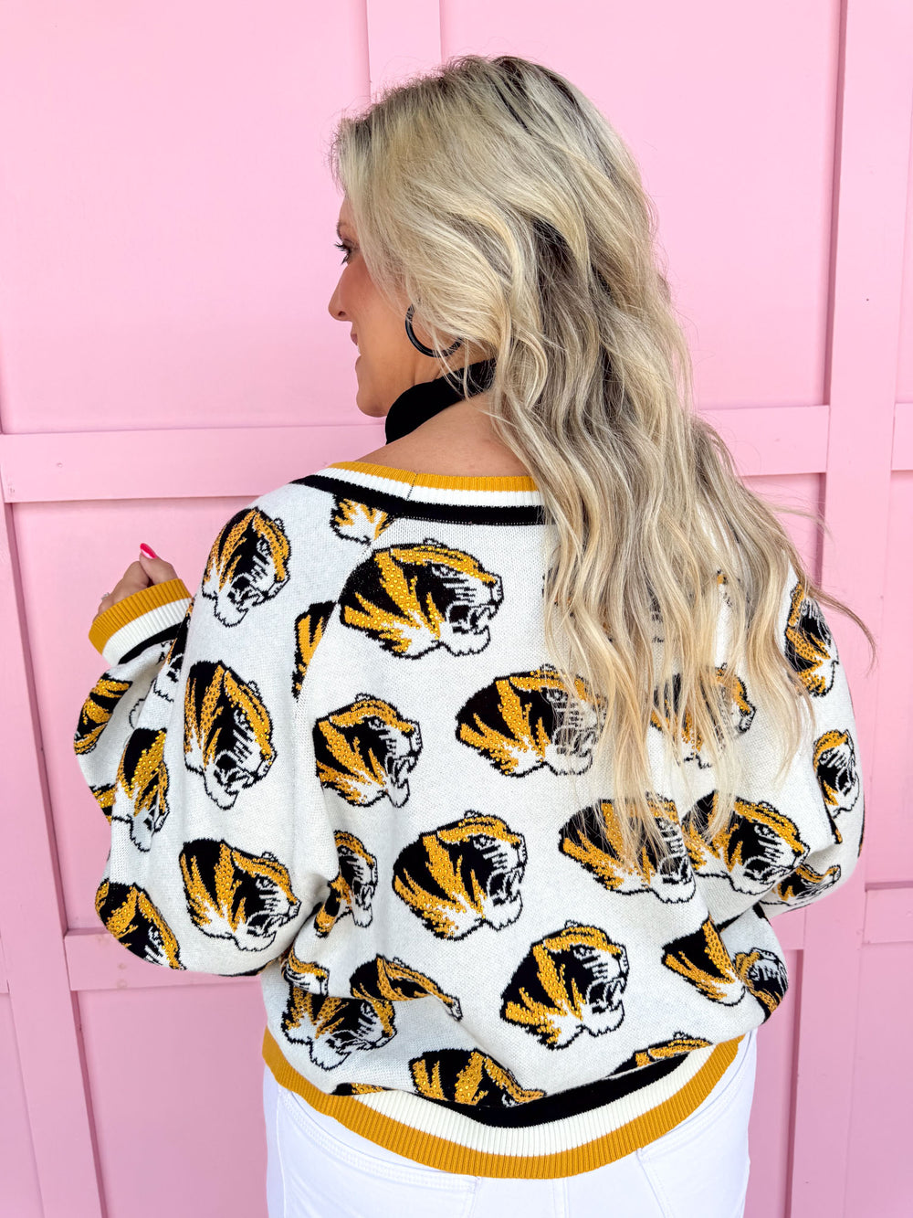 QUEEN OF SPARKLES | Mizzou® Knit Mascot Cardigan