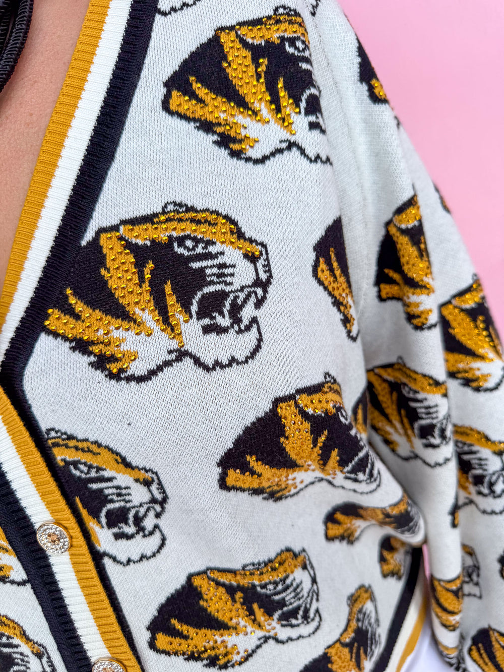 QUEEN OF SPARKLES | Mizzou® Knit Mascot Cardigan