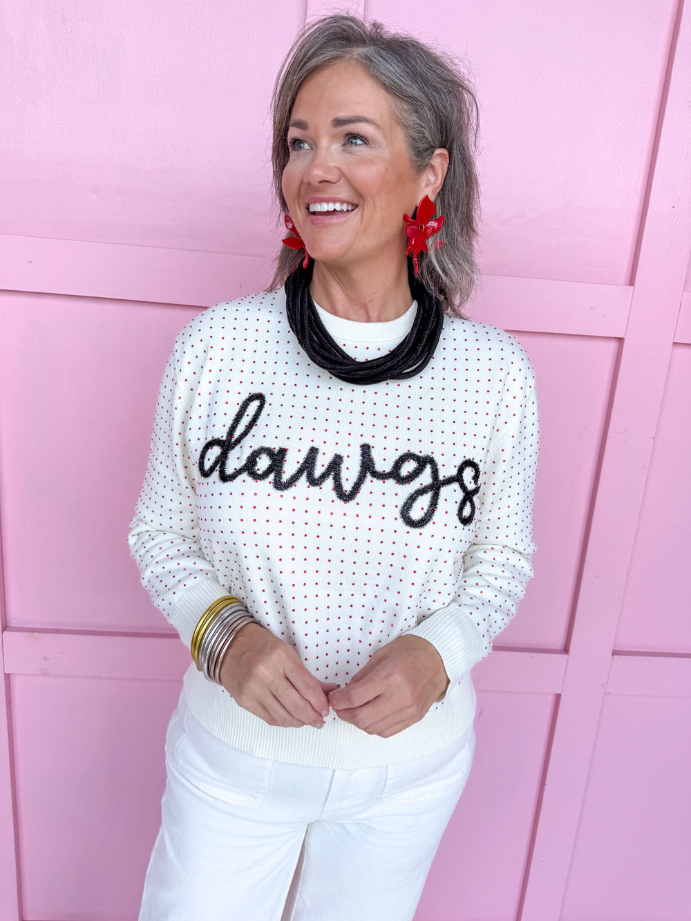 Stewart Simmons | Dawgs® Rhinestone & Glitter Sweater