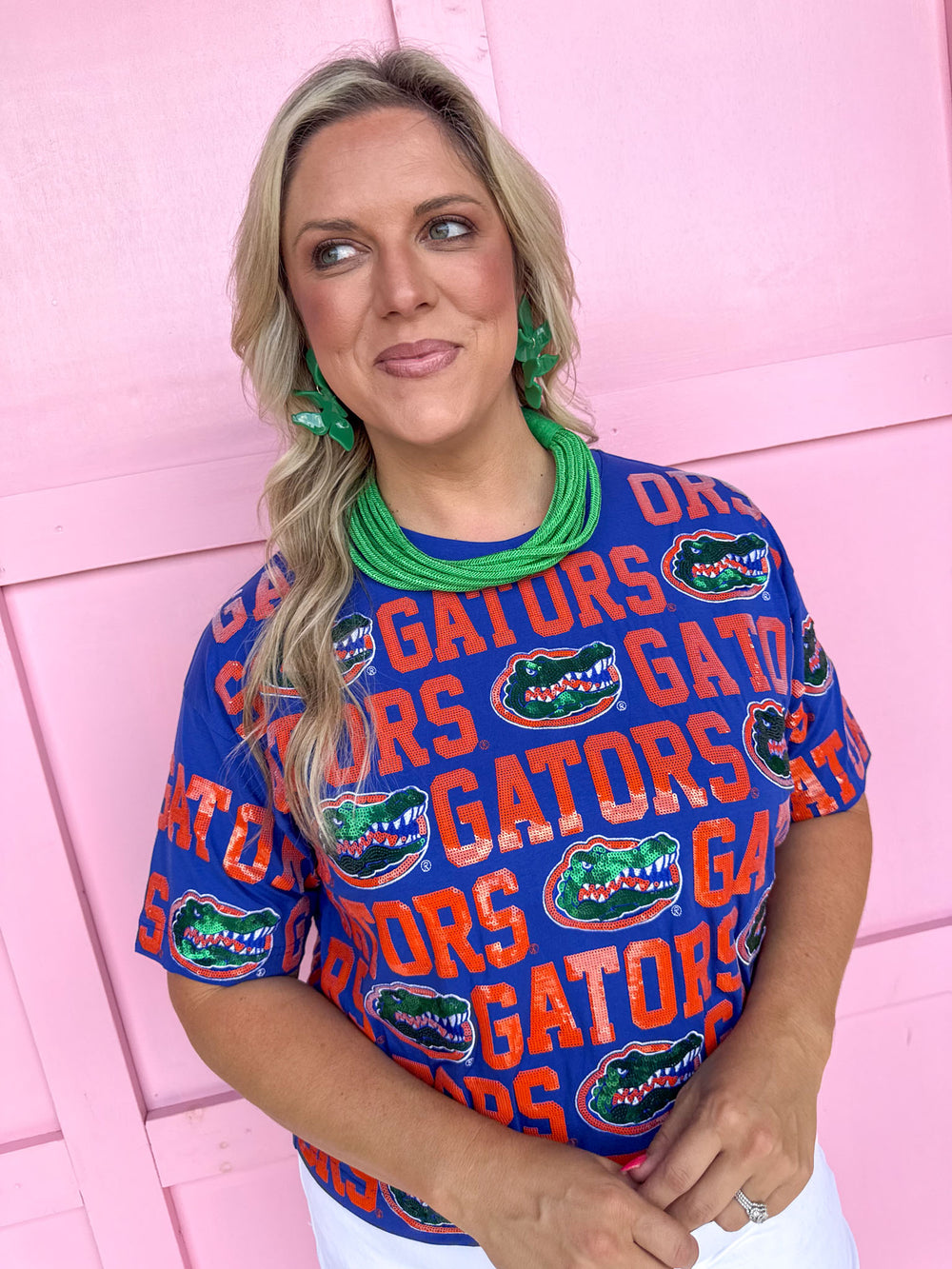 Stewart Simmons | Sequin Repeat Tee - Florida®