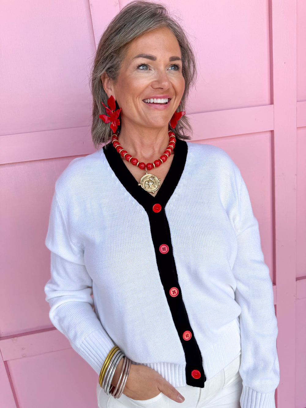 Stewart Simmons | How 'Bout Them Dawgs® Glitter Cardigan