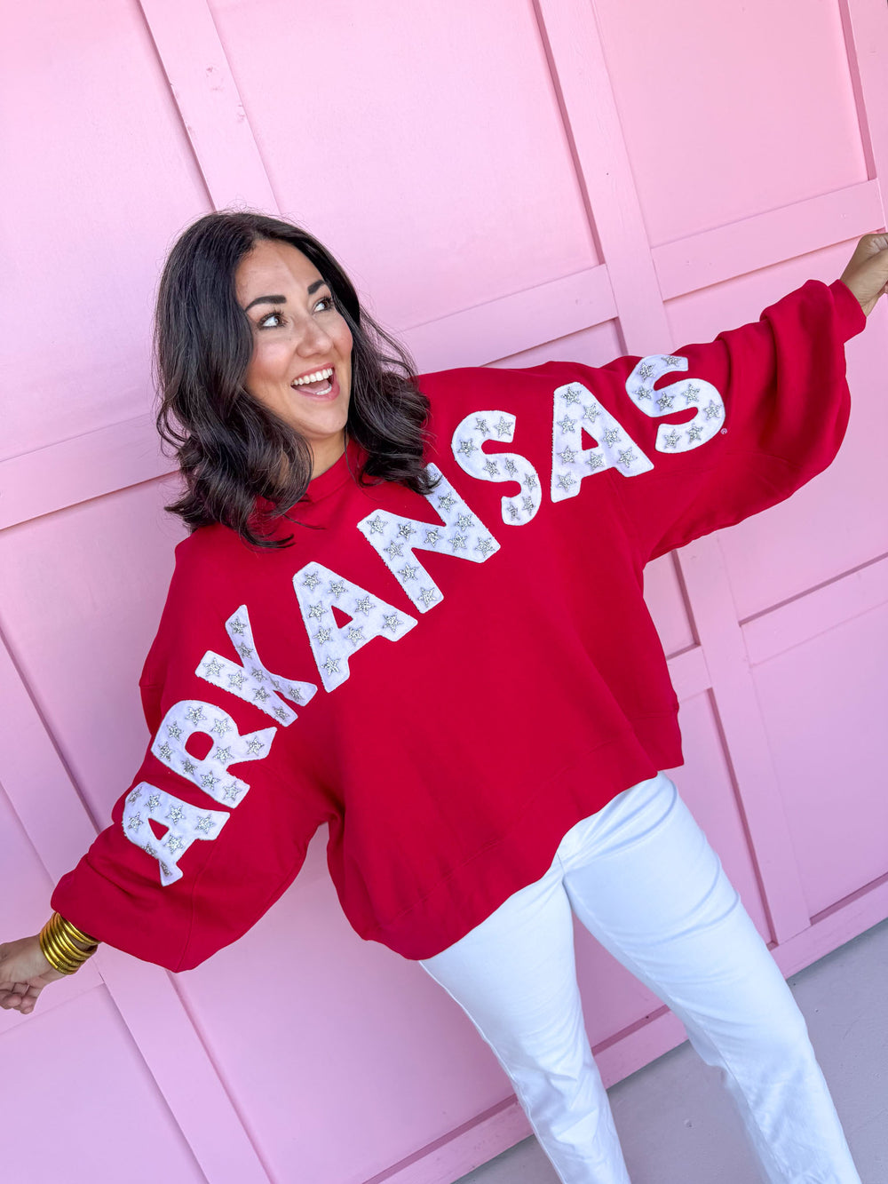 Stewart Simmons | Balloon Sleeve Pullover - Arkansas®