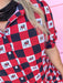 Stewart Simmons Gingham Ruffle Dress Georgia® UGA Bulldogs Dawgs midi womens boutique Jincy's 