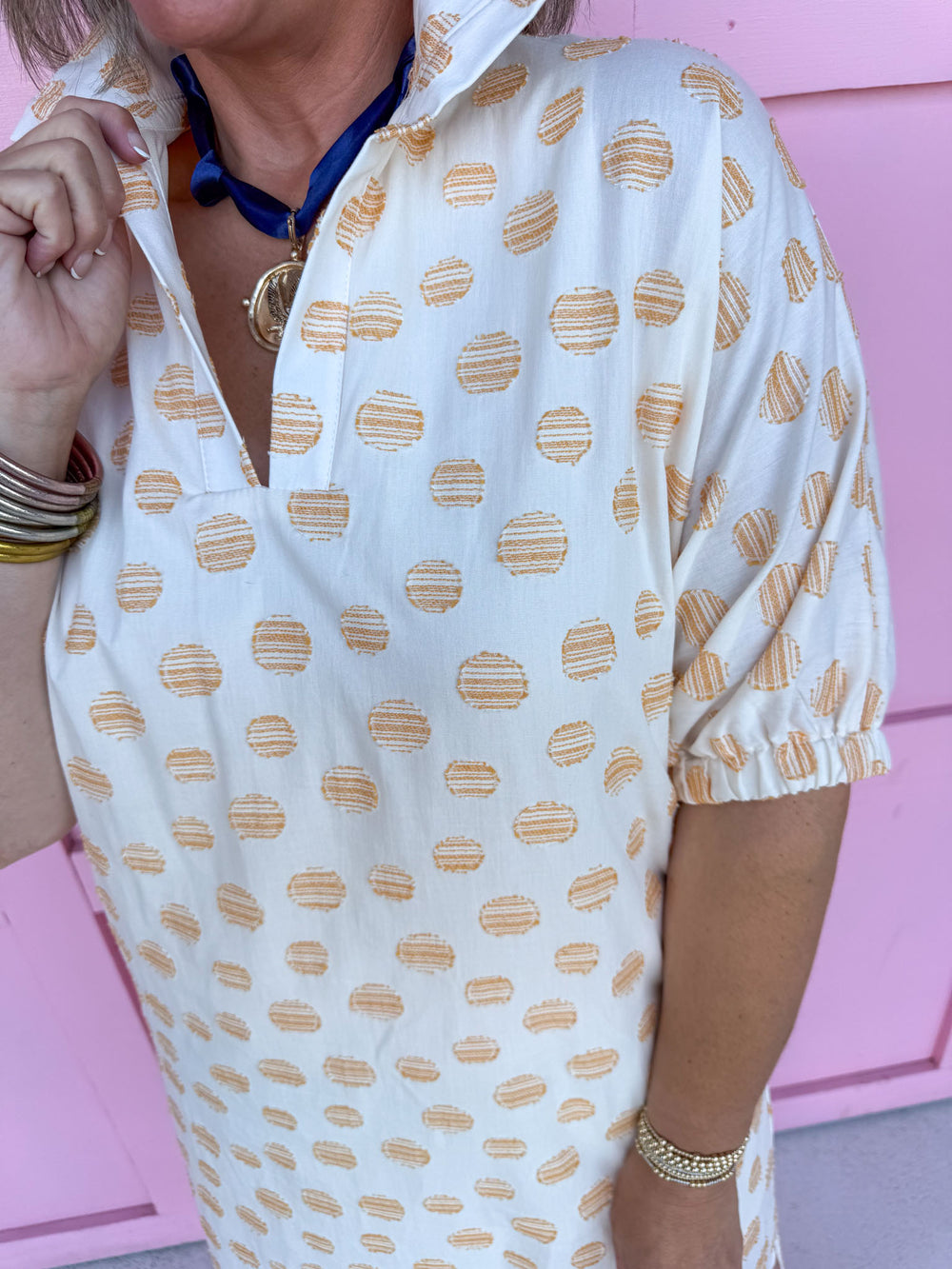 ADRIENNE | Blakely Dress - Honey Drops