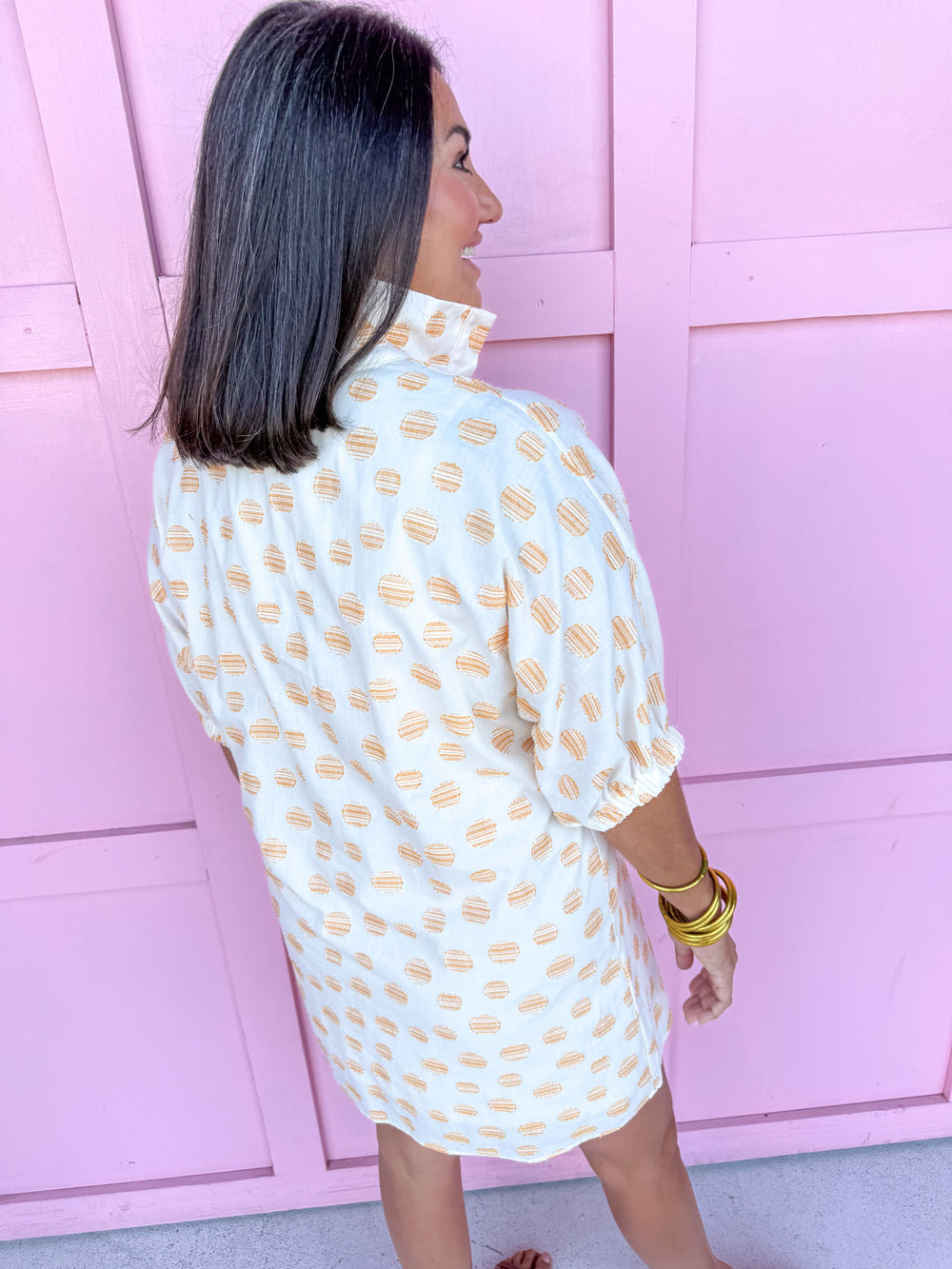 ADRIENNE | Charlotte Dress - Honey Drops