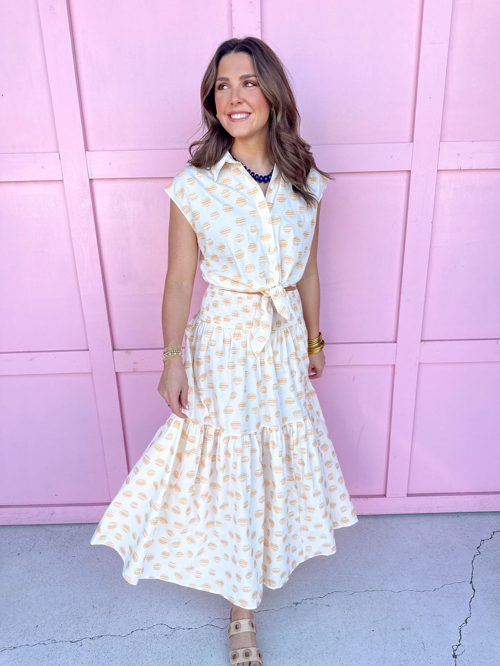 ADRIENNE | Aerin Skirt - Honey Drops