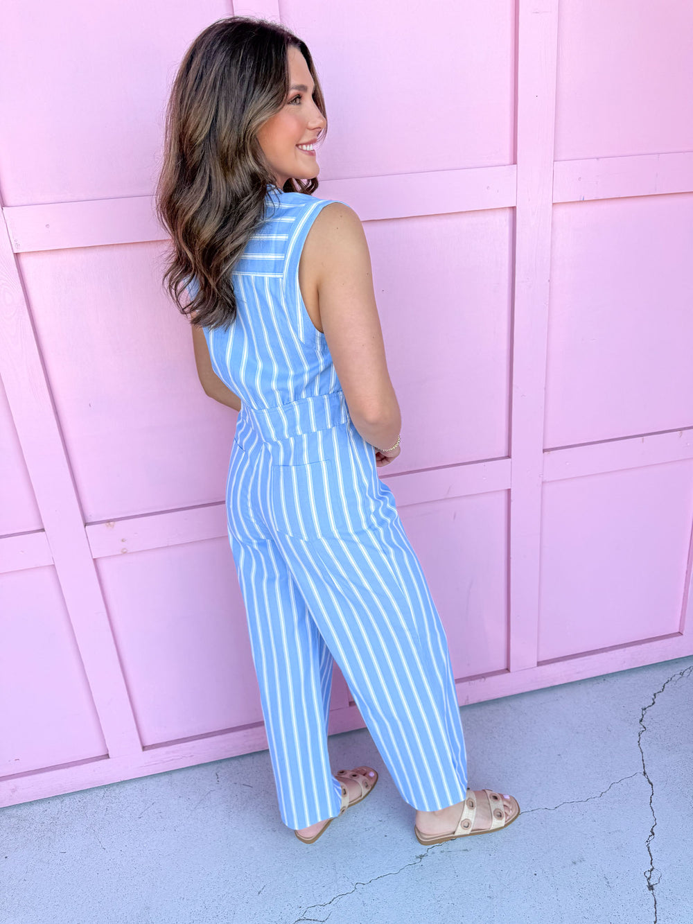 Feel Good Favorite Jumpsuit - Blue