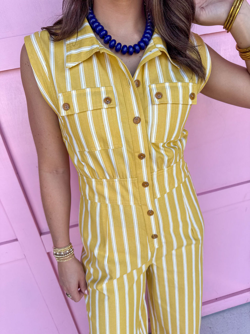 Feel Good Favorite Jumpsuit - Yellow