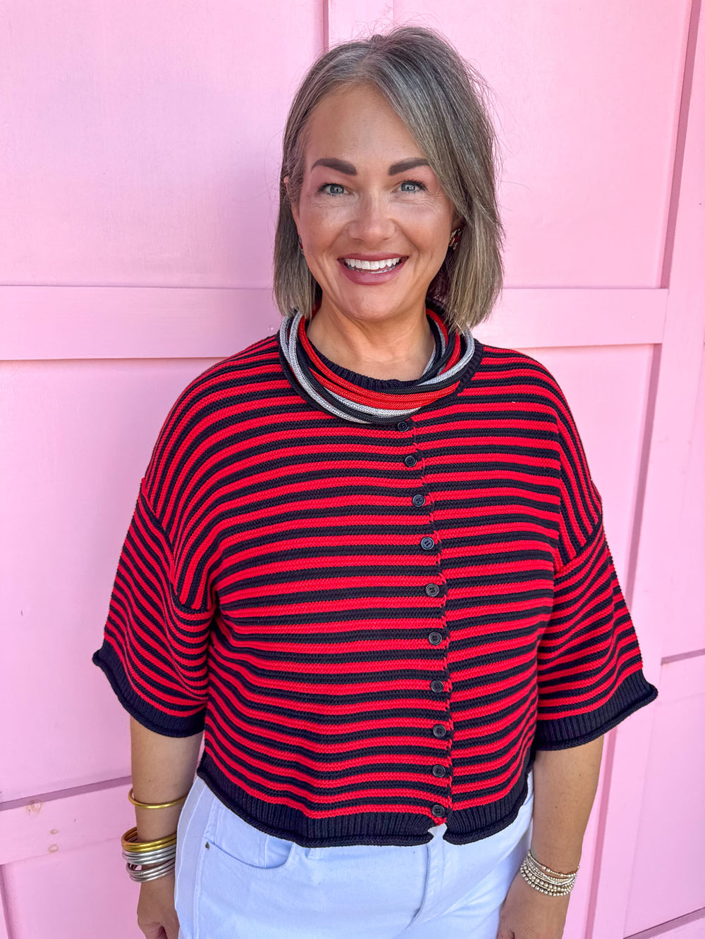 Striped To Perfection - Red/Black