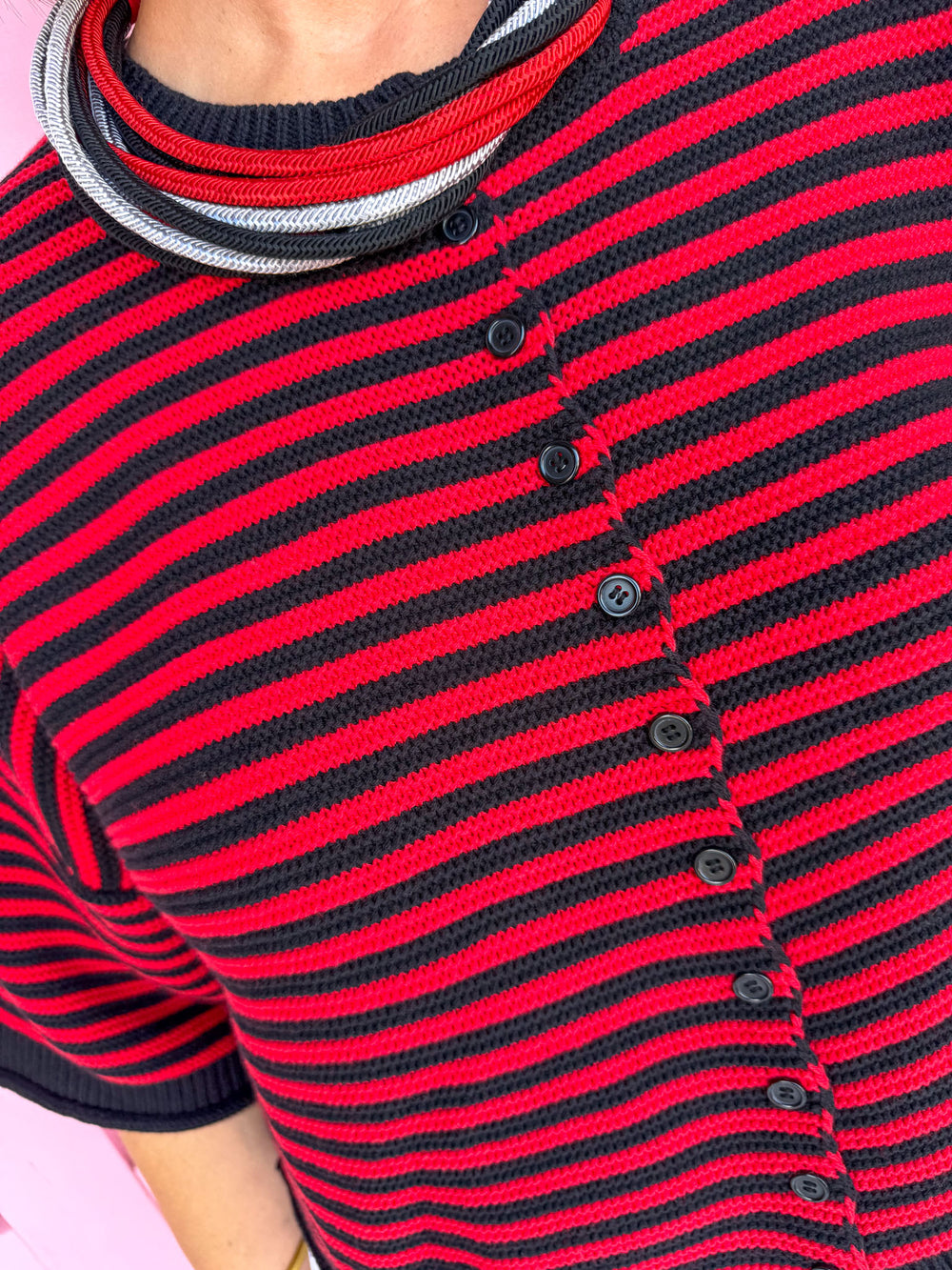 Striped To Perfection - Red/Black