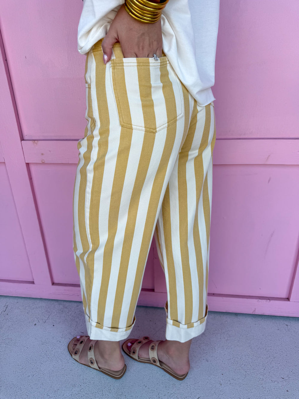 Spirit Stripe Wide Leg Pants