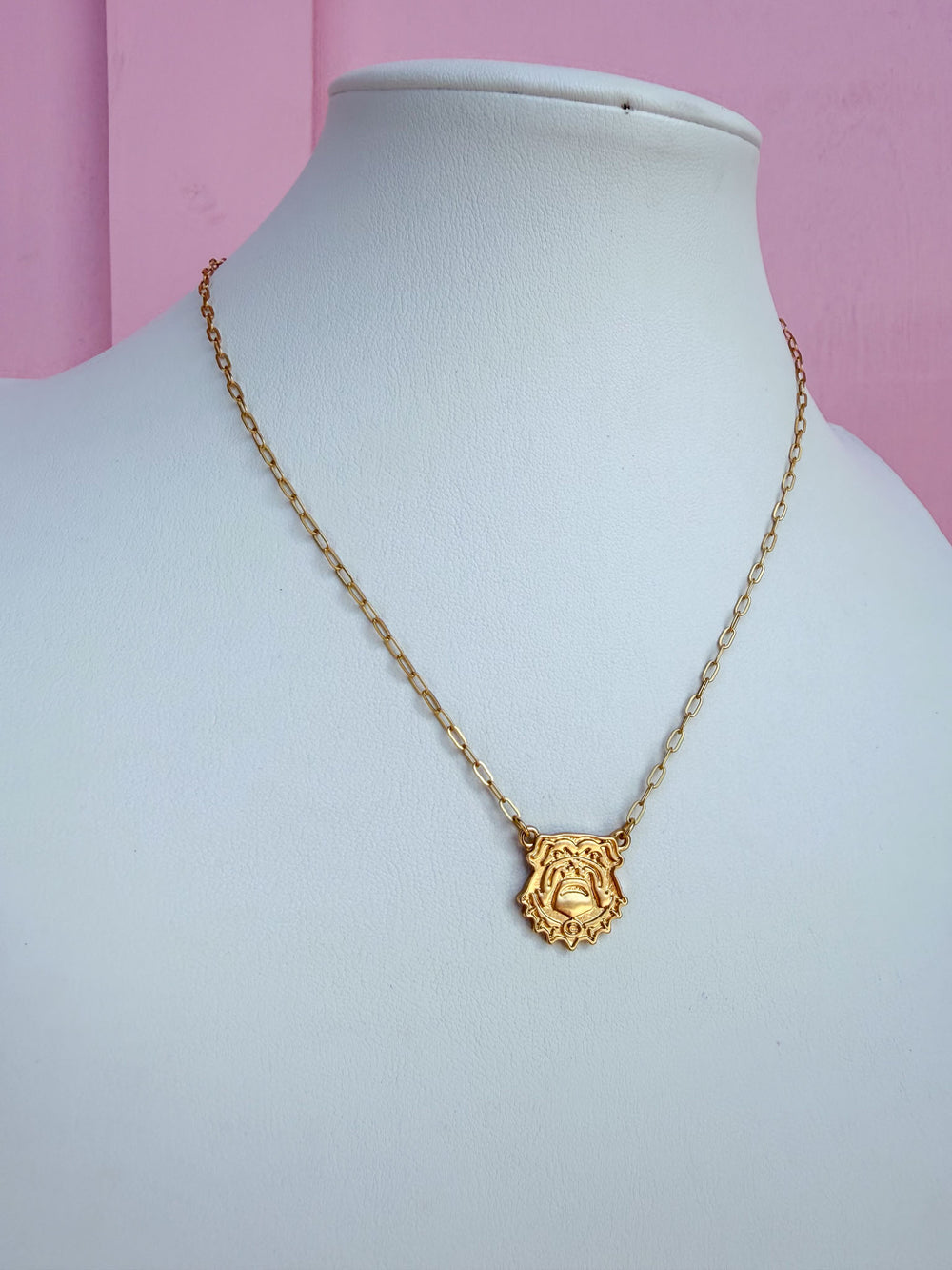 Canvas | Georgia® Bulldogs 24K Stamped Logo Necklace