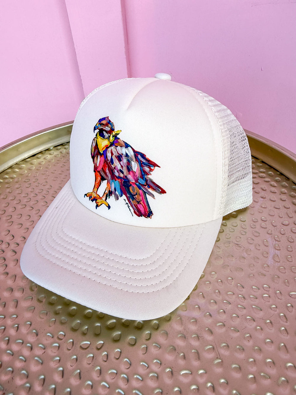 Golden Eagle Hat - Cream