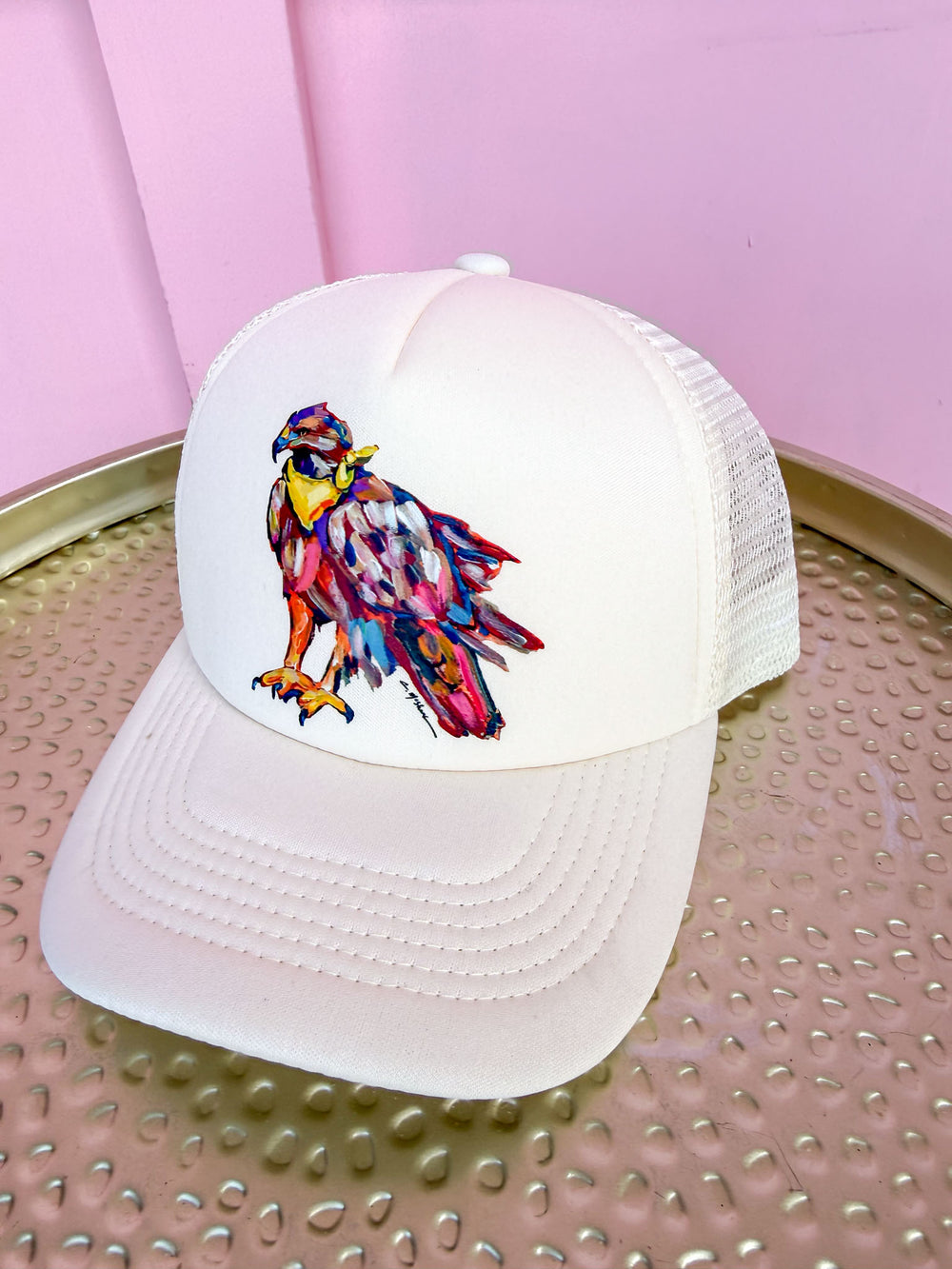 Golden Eagle Hat - Cream