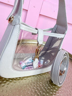 CLEARLY | Paige Clear Handbag - Ivory