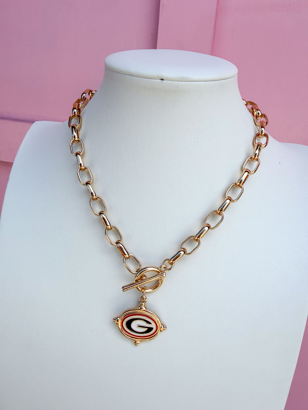 Canvas | Georgia® Bulldogs Logo Intaglio Necklace