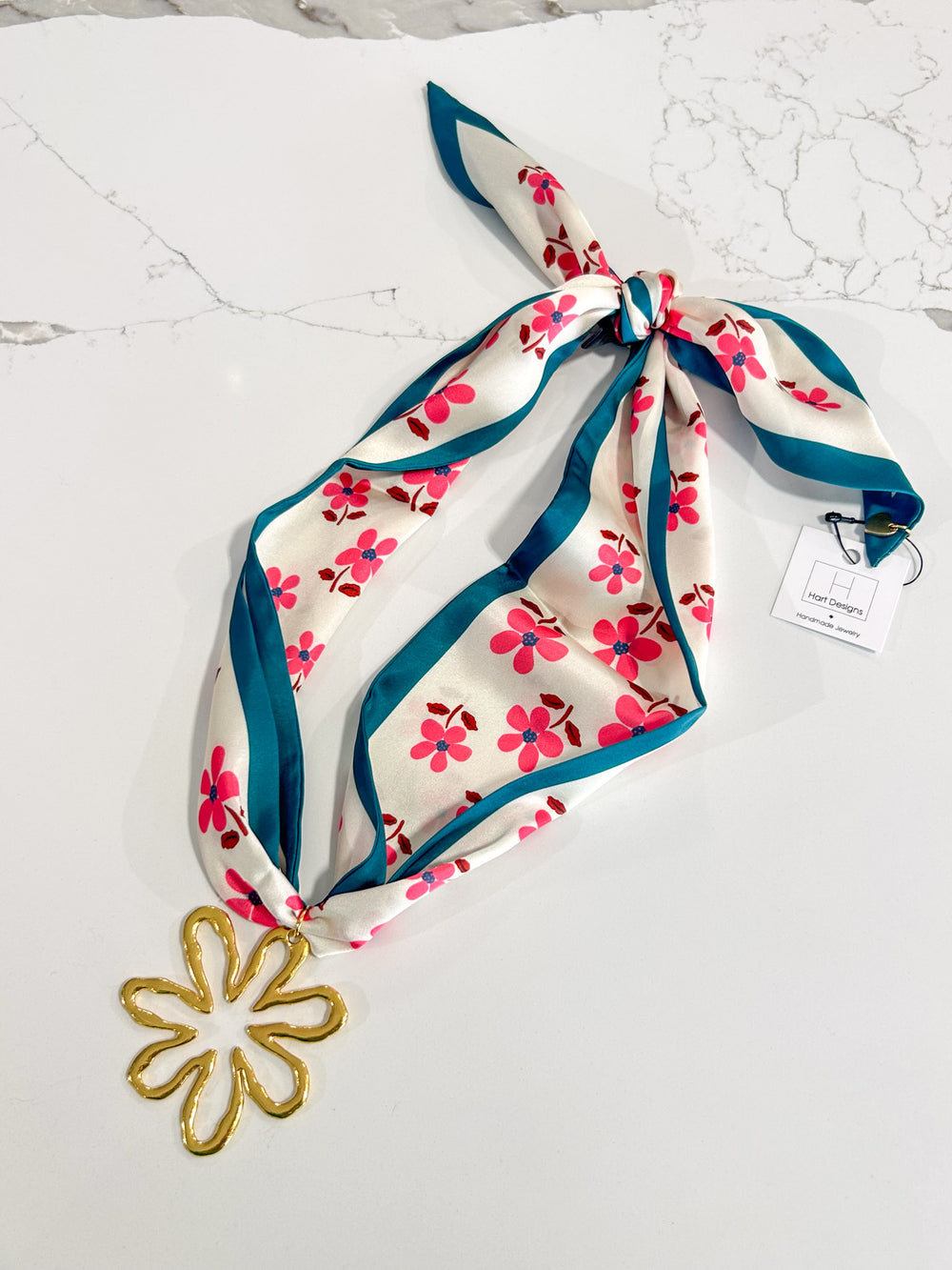 Hart Designs | Blossom Breeze Open Flower Twilly Necklace