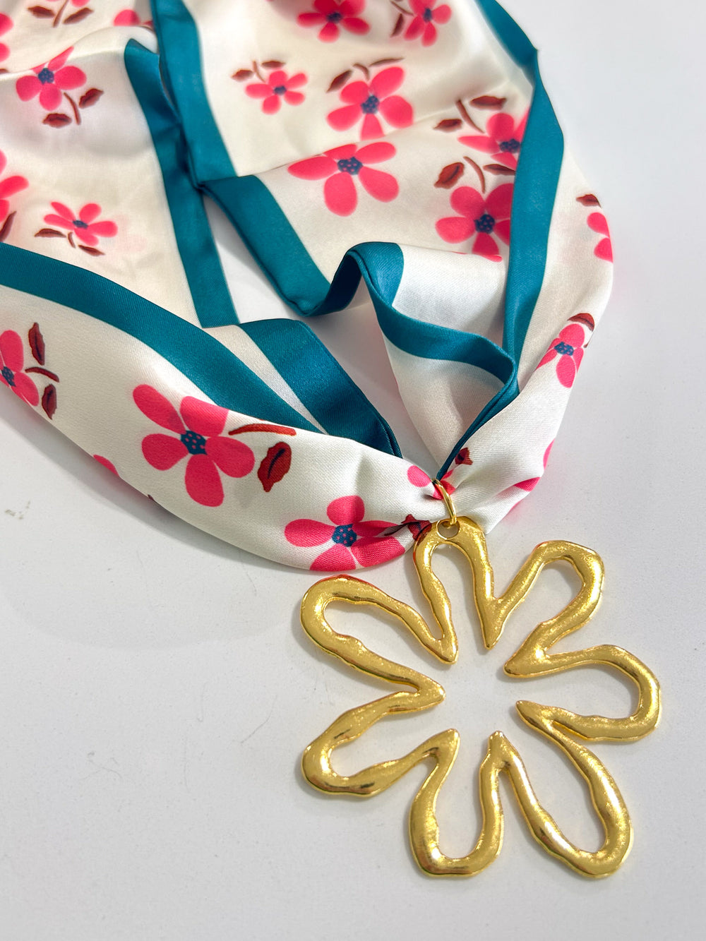 Hart Designs | Blossom Breeze Open Flower Twilly Necklace