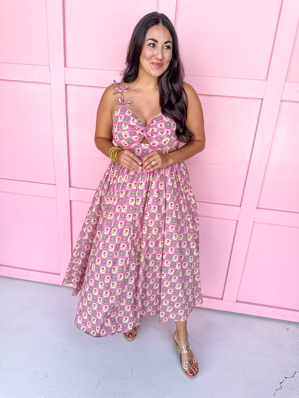 Flora Belle Dress - Pink