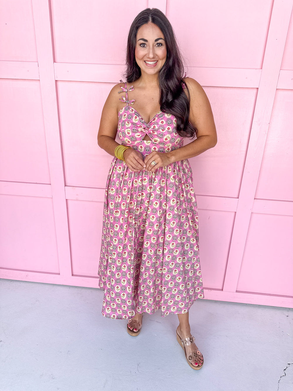 Flora Belle Dress - Pink