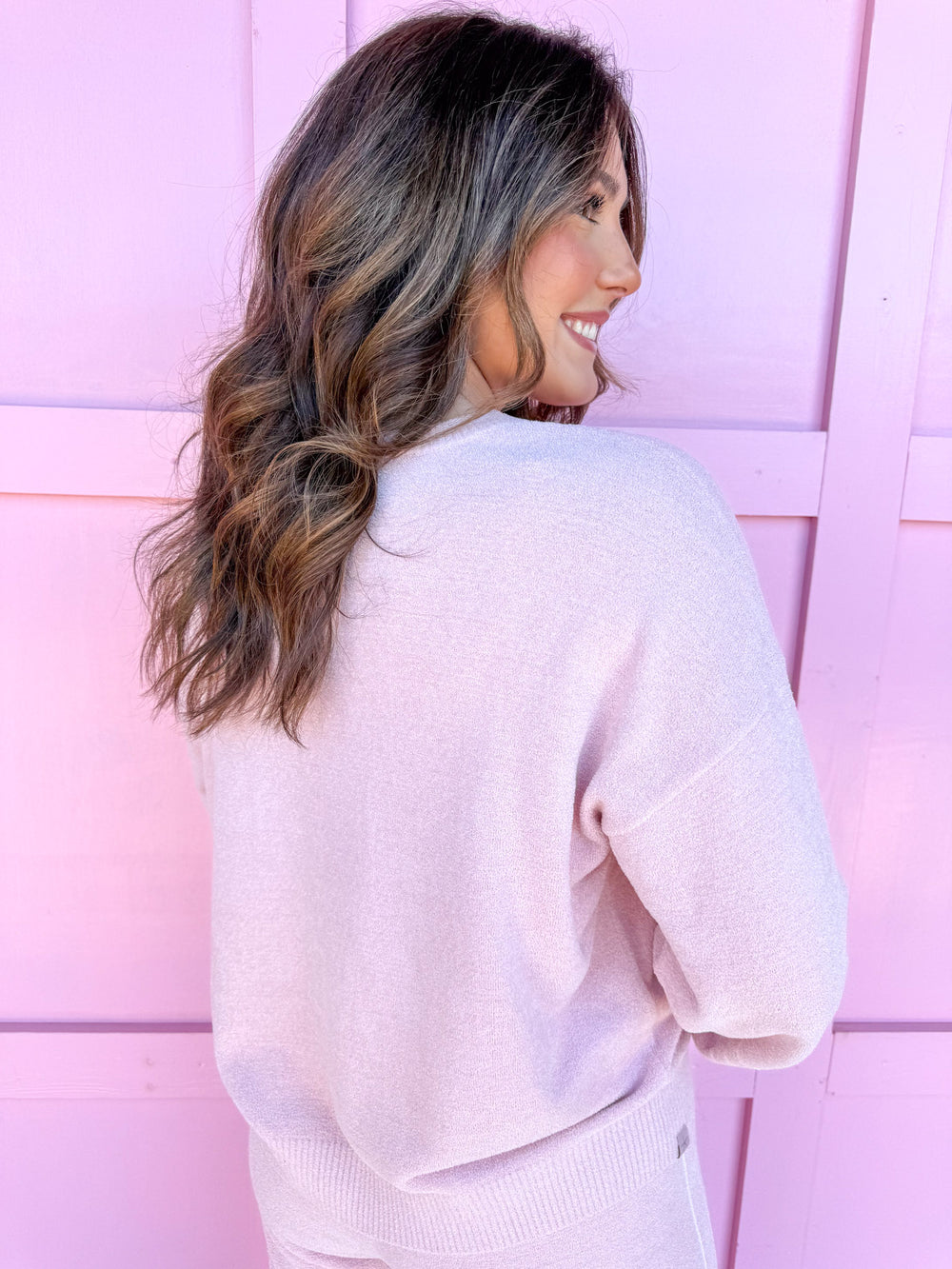 Barefoot Dreams Cozy Chic Heartbeat Stripe Pants lounge pants valentines day womens boutique jincy's