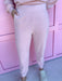 Barefoot Dreams Cozy Chic Heartbeat Stripe Pants lounge pants valentines day womens boutique jincy's